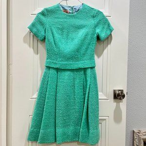 Vintage Seafoam Green Short Sleeved Dress
